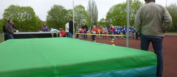 Hochsprung auf dem Sportpark Heide